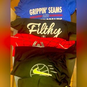 Bundle of boys shirts size 7.